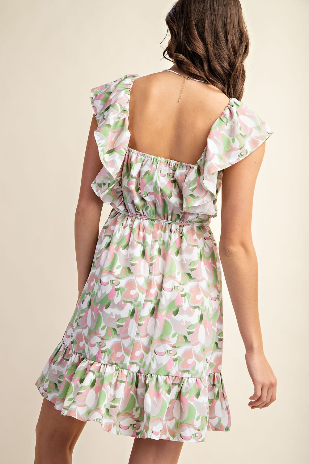 Floral Ruffle Dress