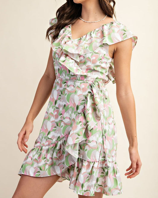 Floral Ruffle Dress