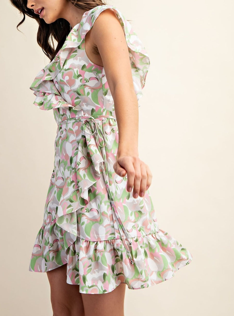 Floral Ruffle Dress