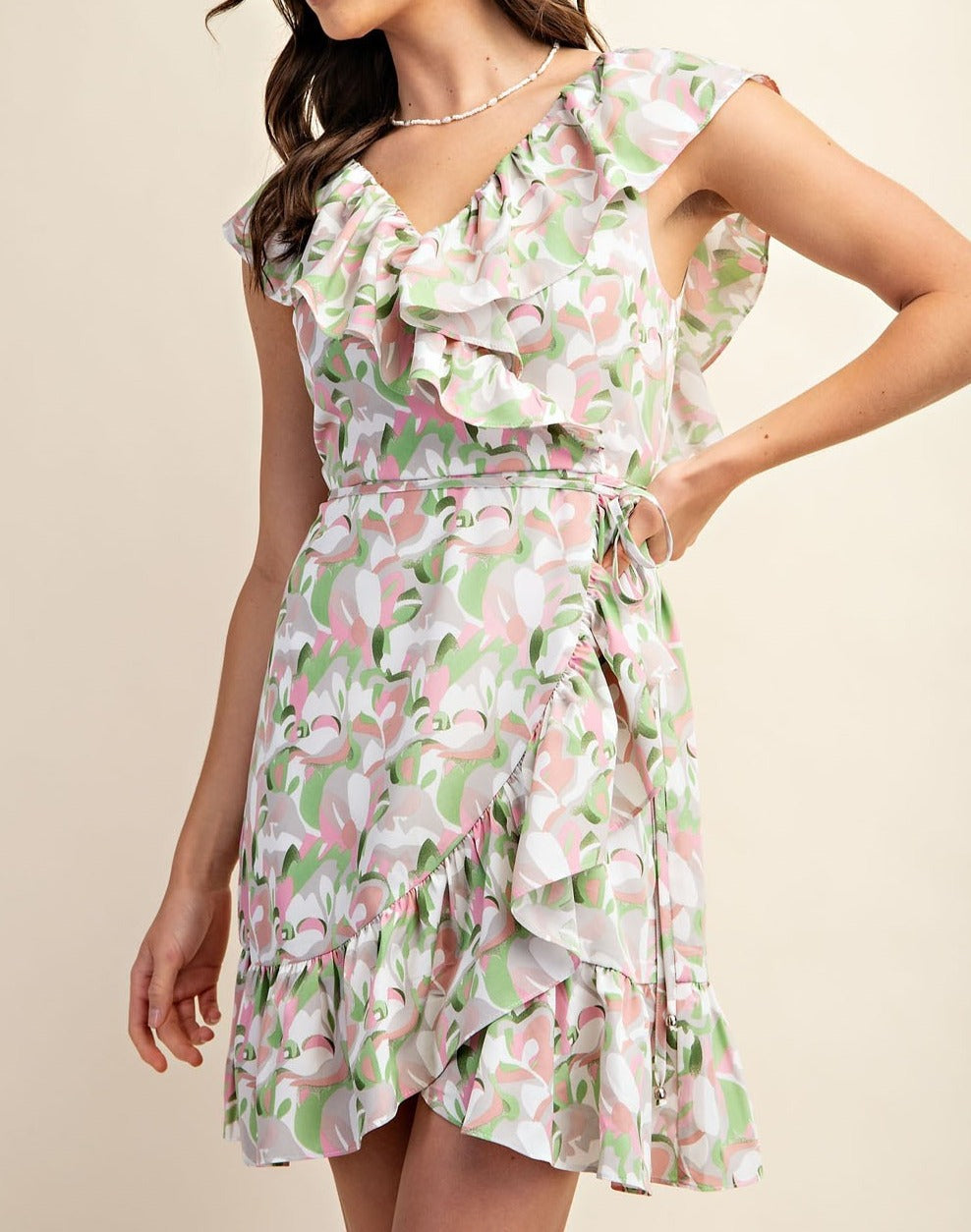 Floral Ruffle Dress