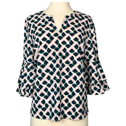 Ann Taylor Factory 3/4 Bell Sleeve Top Size Small