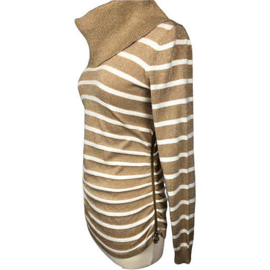 Michael Michael Kors Shimmery Striped Pullover Sweater