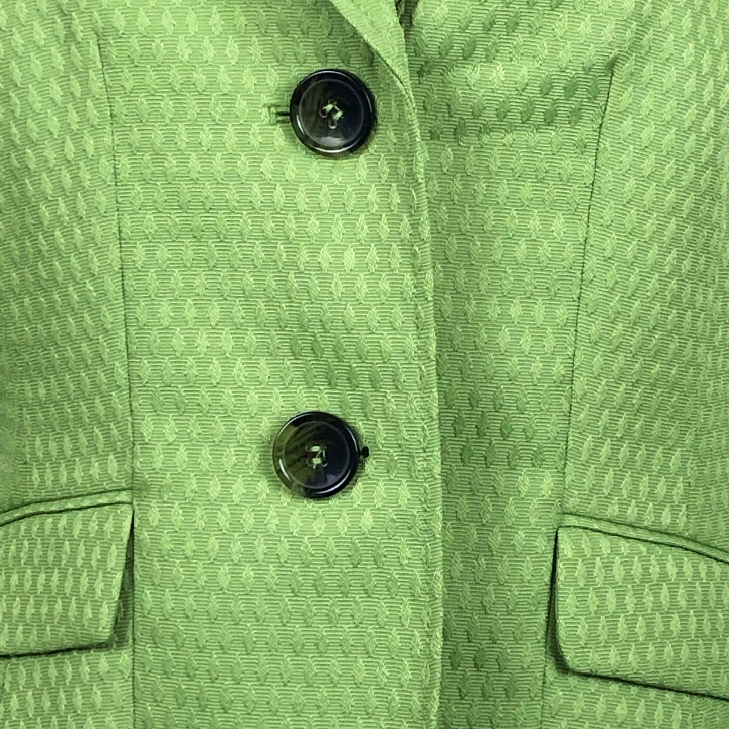 Kasper Two Button Green Blazer