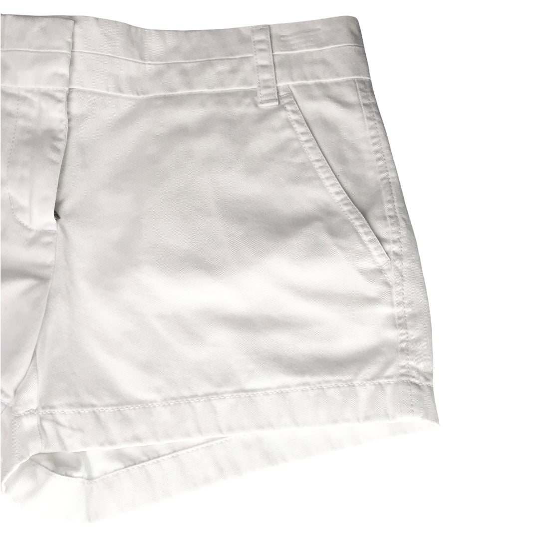 J. Crew White Chino Shorts