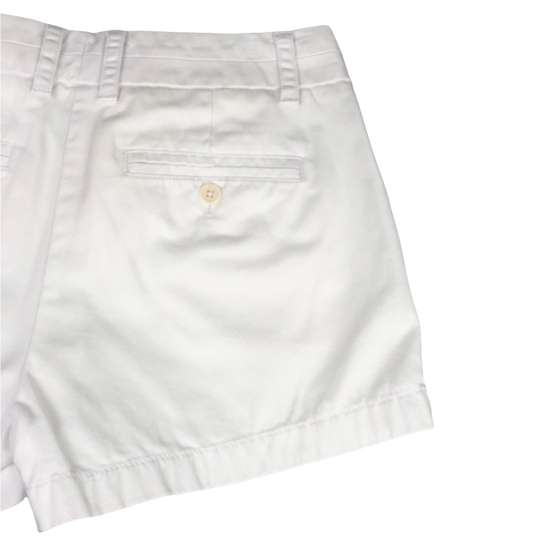 J. Crew White Chino Shorts