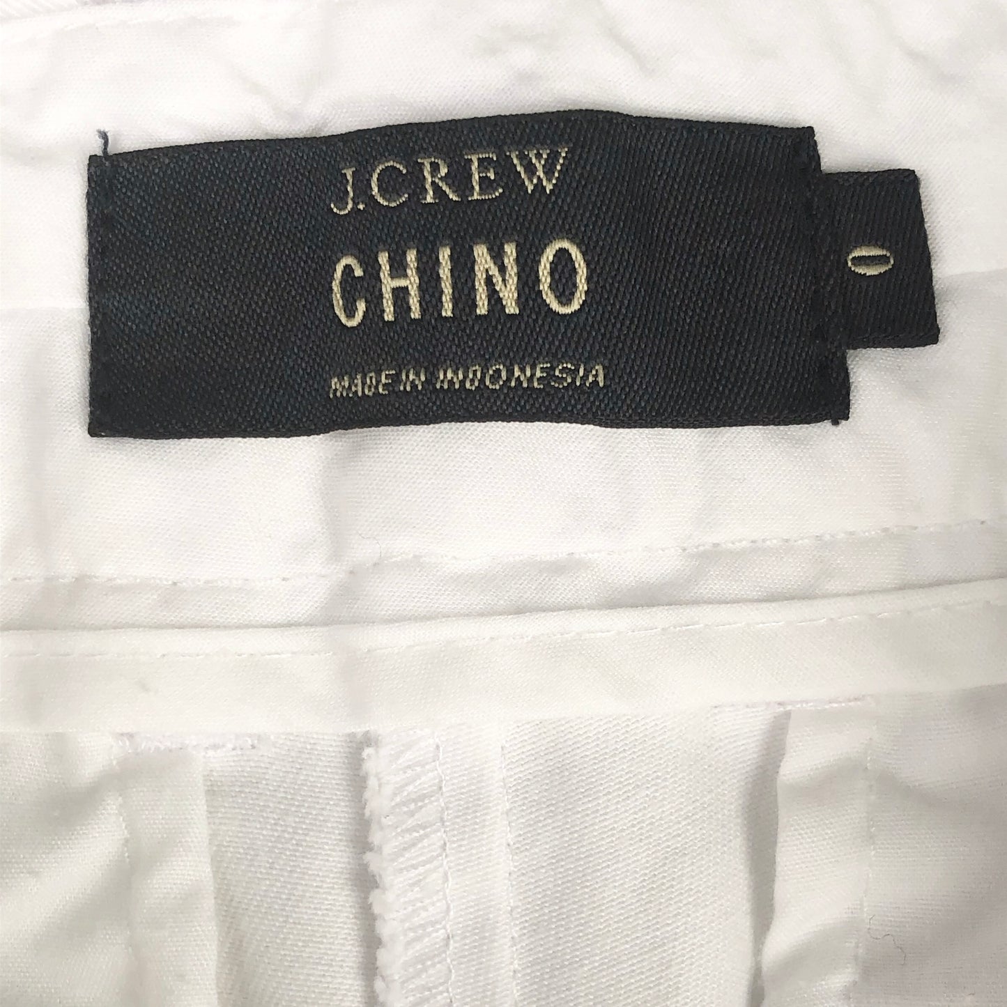 J. Crew White Chino Shorts