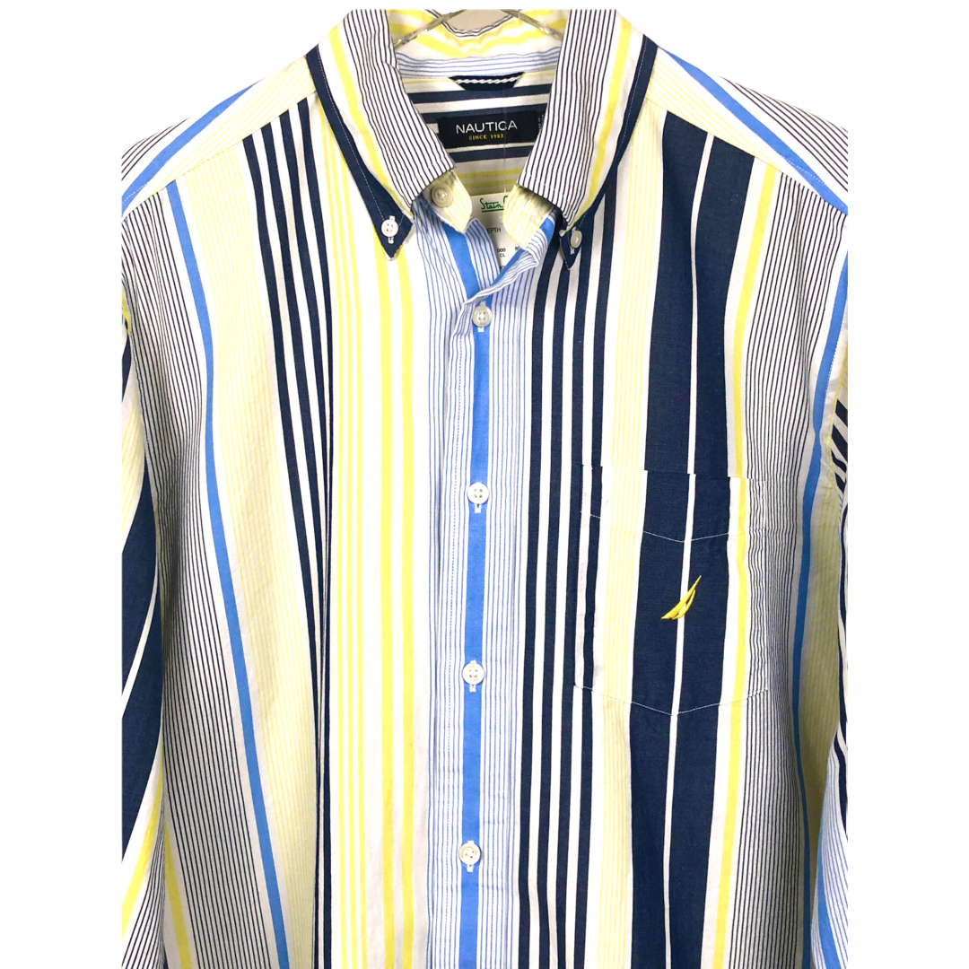 Nautica Stripe Button Down Shirt