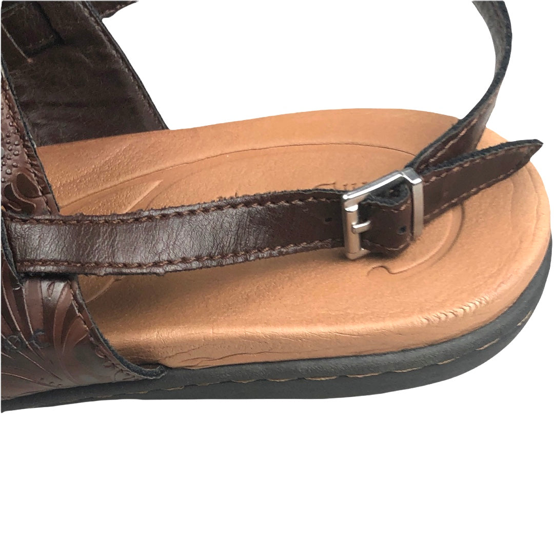 b.o.c. Born Concept Strap Slingback Brown Sandals Size 9M