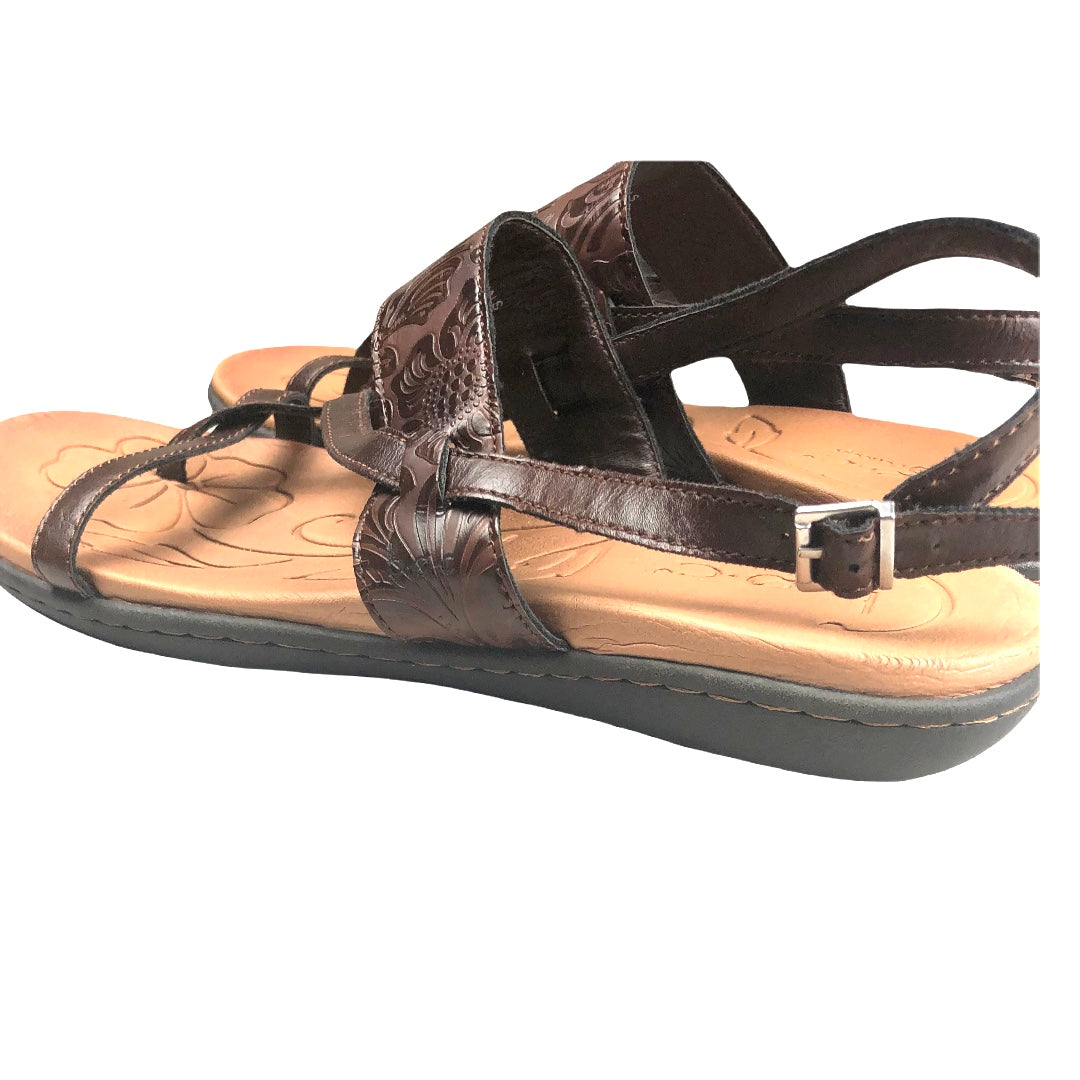 b.o.c. Born Concept Strap Slingback Brown Sandals Size 9M