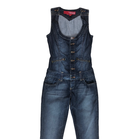 Guess Y2K Vintage Denim Blue Jumpsuit