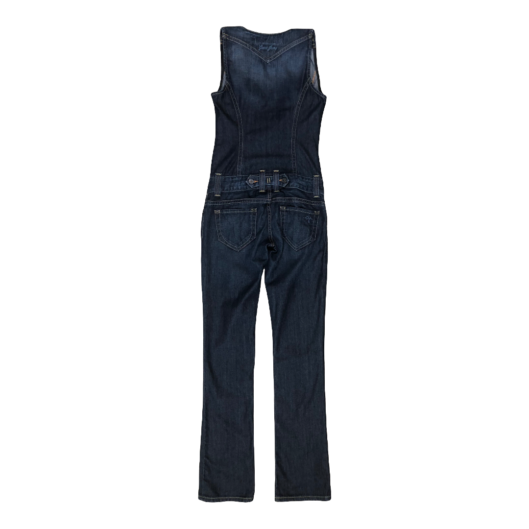 Guess Y2K Vintage Denim Blue Jumpsuit