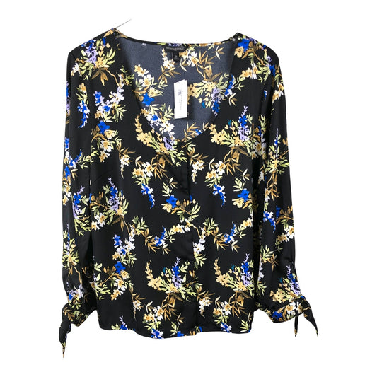 Banana Republic Floral Print Blouse Size XL