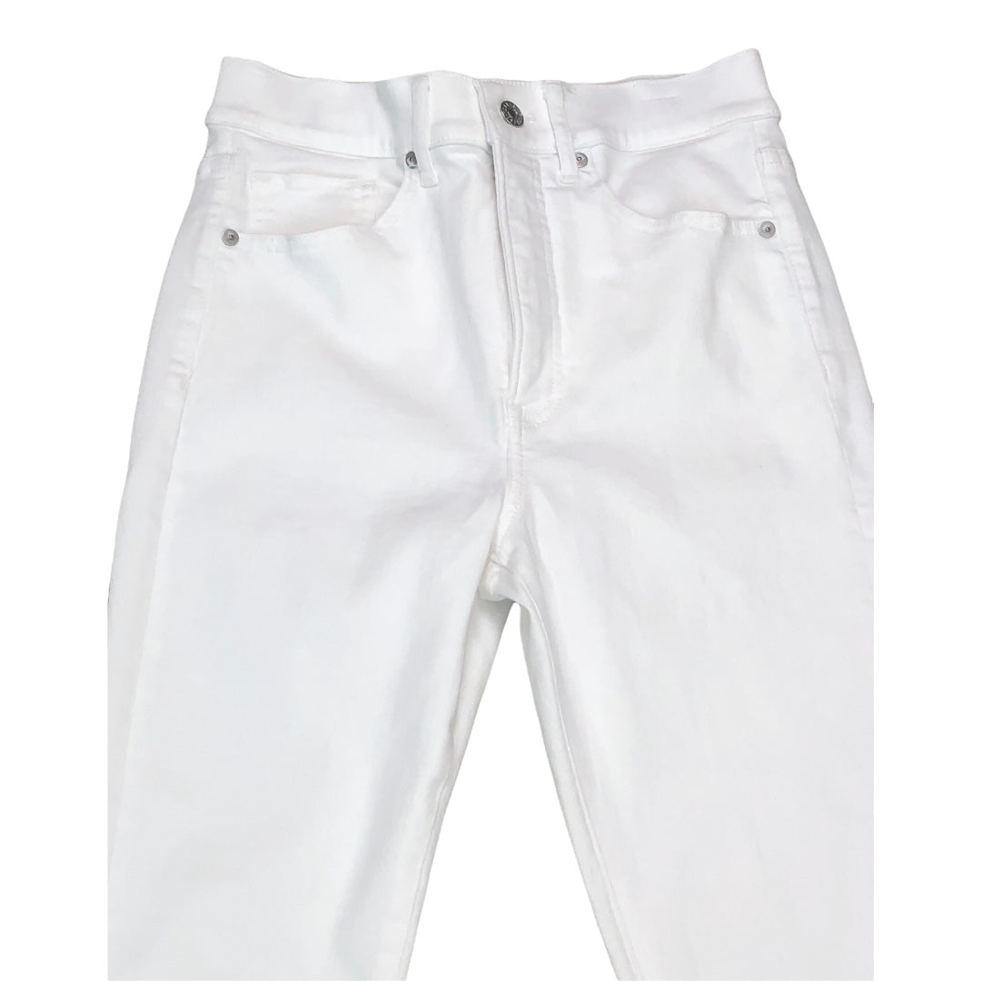 Express Jeans Skinny High Rise White Jeans