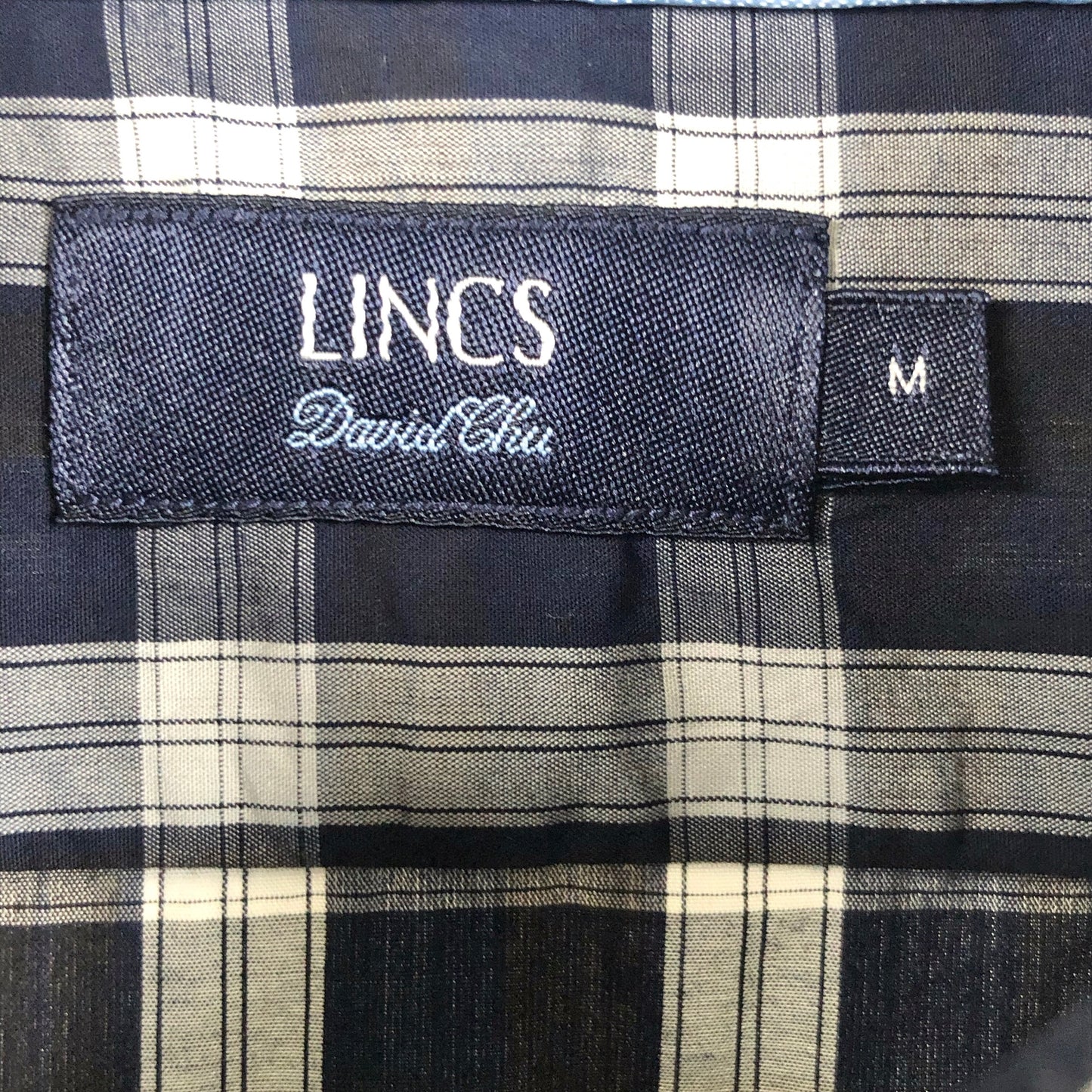 Lincs David Chu Plaid Button Down Shirt