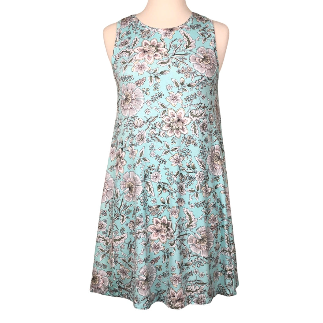 Ann Taylor Loft Outlet Jersey Floral Dress Size XS Petite