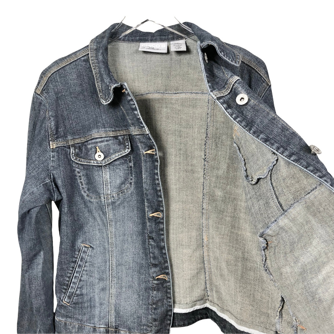 Chico's Platinum Denim Jacket