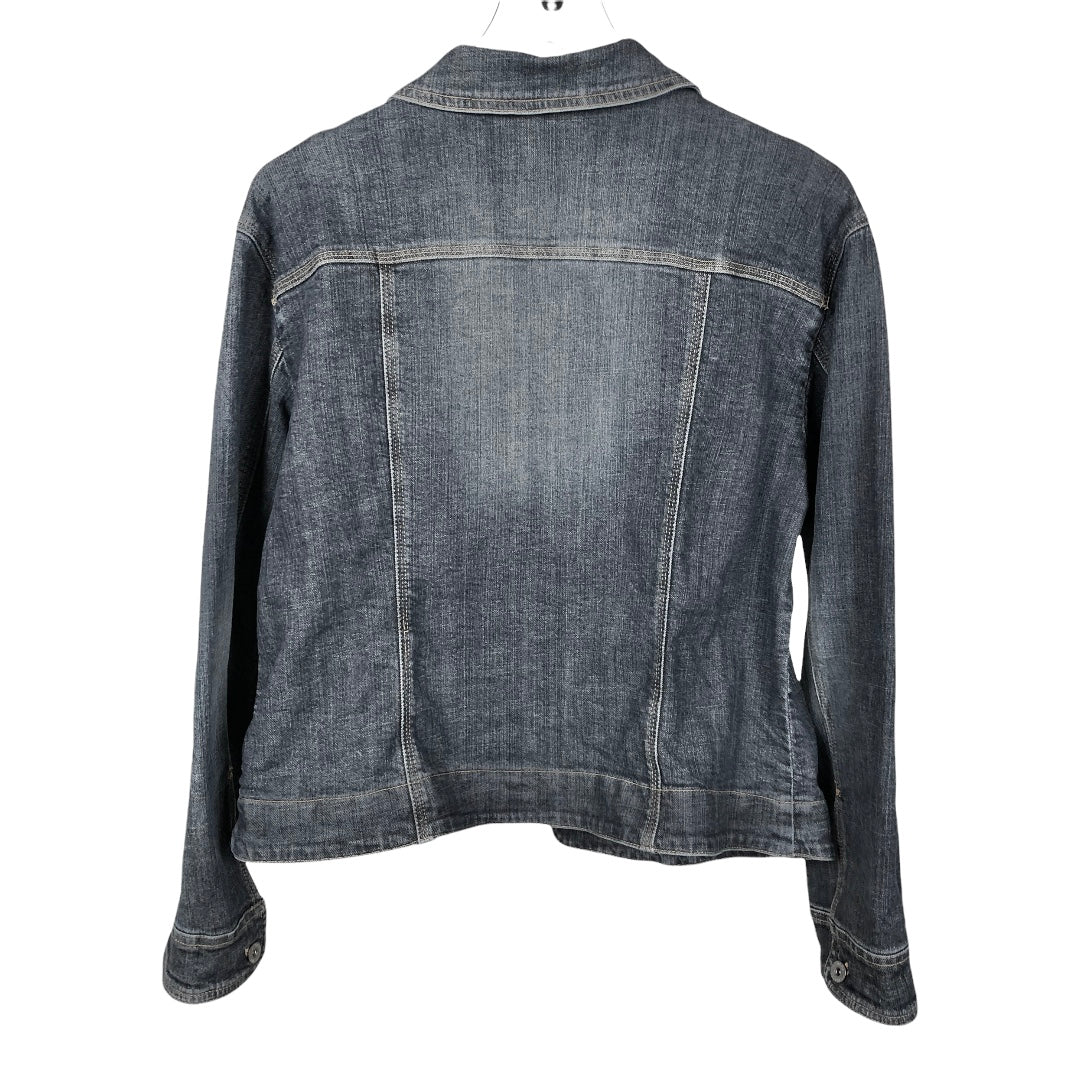 Chico's Platinum Denim Jacket