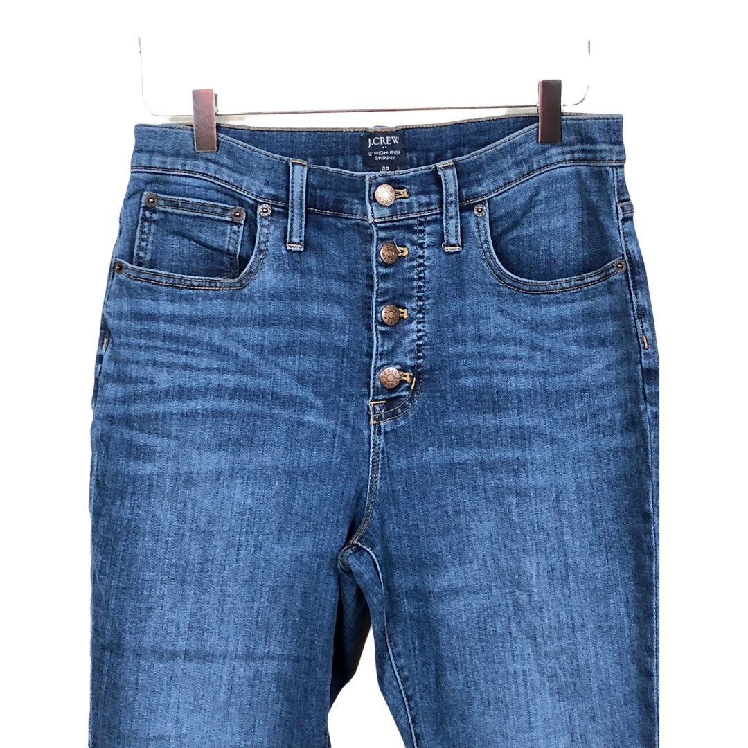 J. Crew 10" High Rise Skinny Blue Jean