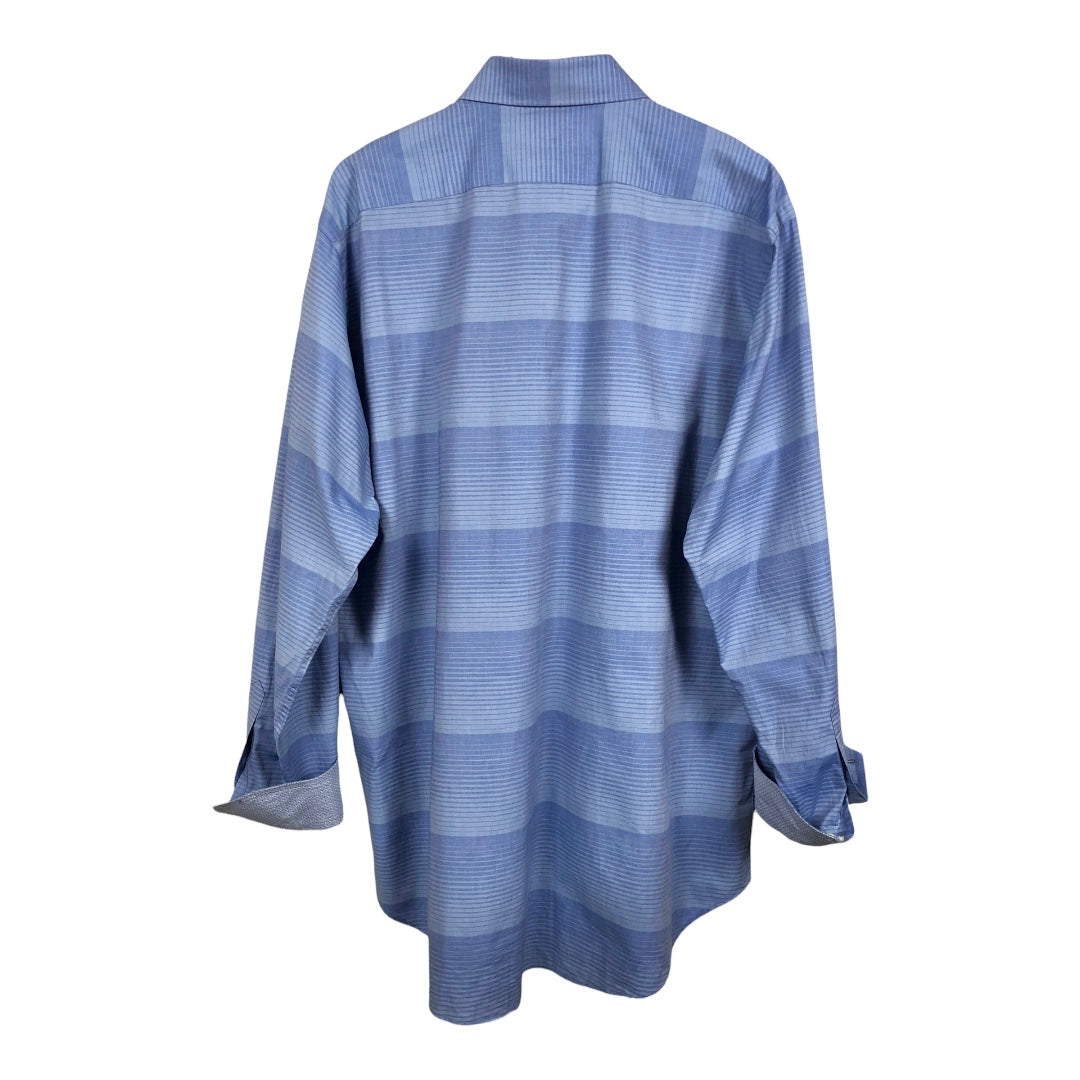 Thomas Dean Button Up Blue Shirt