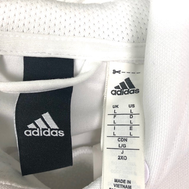 EUC Adidas Climawarm White and Gray Hoodie