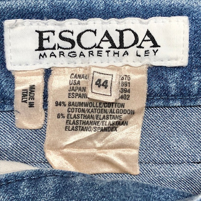 Escada Margaretha Ley High Rise Blue Jean