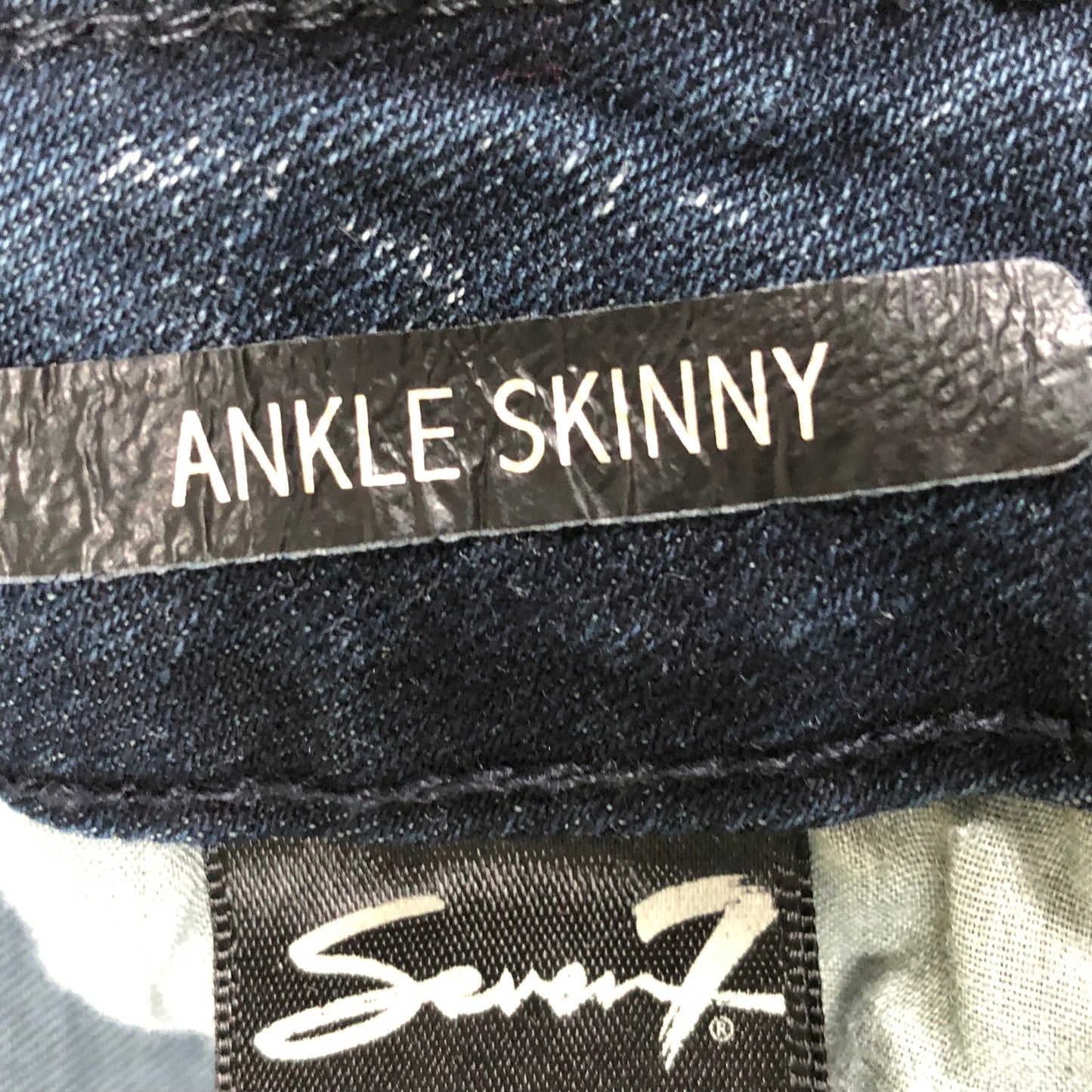 Seven7 Ankle Skinny Blue Jeans