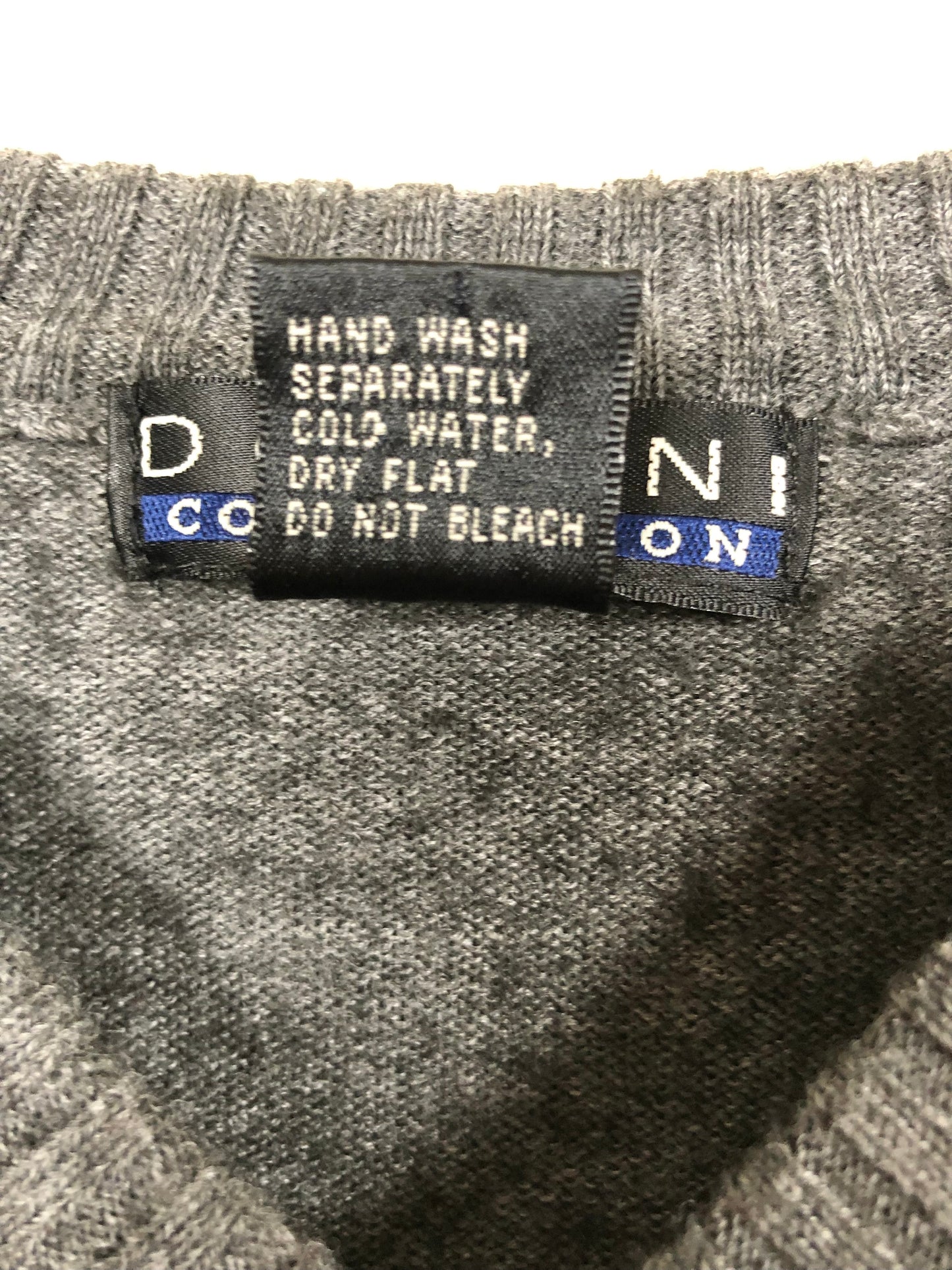 Domani Gray Wool Blend Pullover Sweater