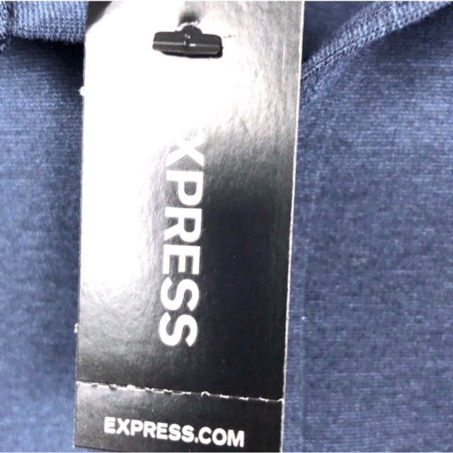 Express Button Up Blue Heavy Winter Shirt