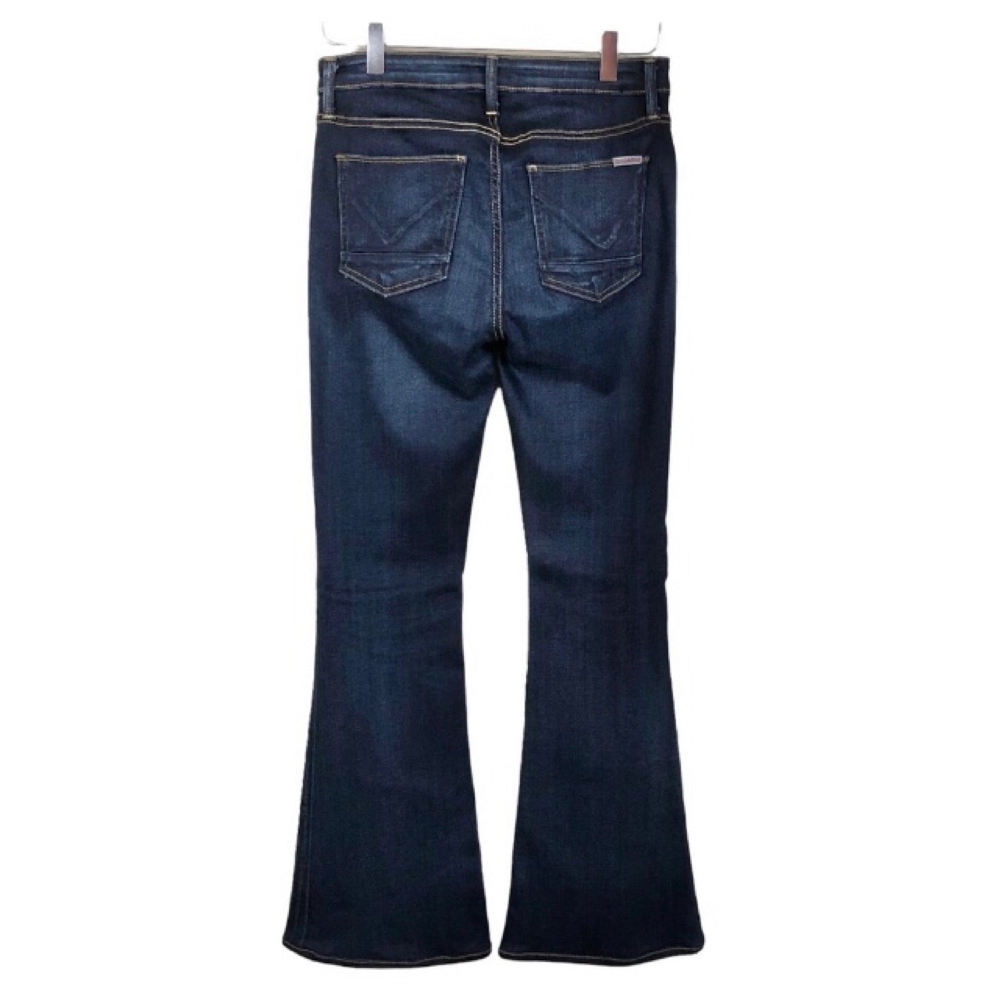 Hudson Jeans Mia Midrise Flare Dark Blue Jean