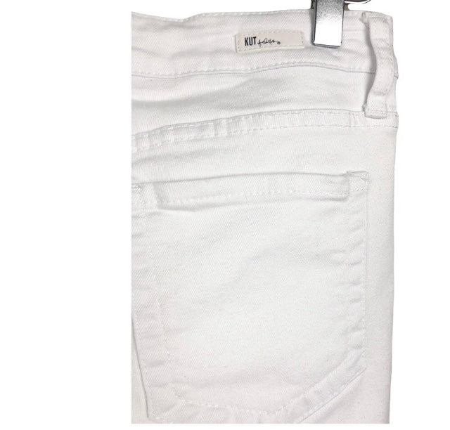 Kut From The Kloth Diana Skinny White Jeans