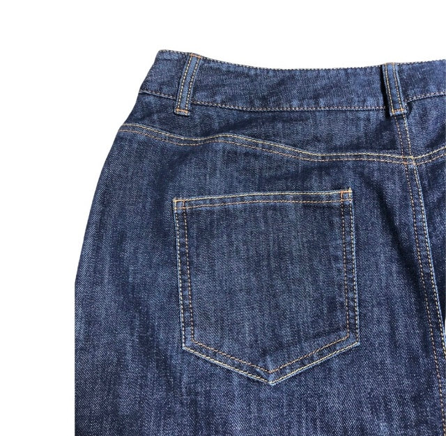 Boden Blue Denim Skirt Size 10R