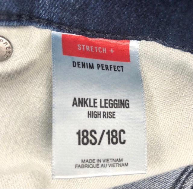 Express Stretch High Rise Ankle Legging Jean