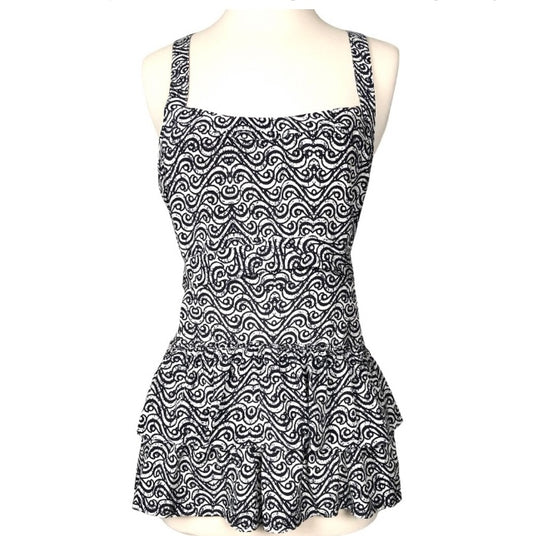 Banana Republic Silk Tiered Ruffle Camisole Size M