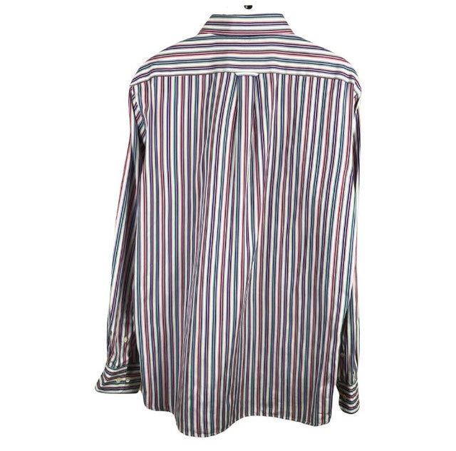 Faconnable Club Fit Button Down Stripe Shirt