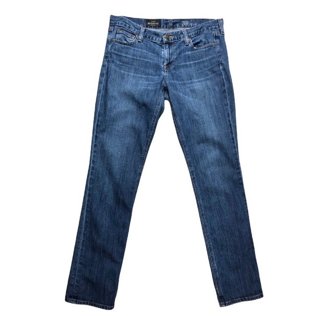 J. Crew Matchstick Low Rise Straight Leg Jean Size 30R