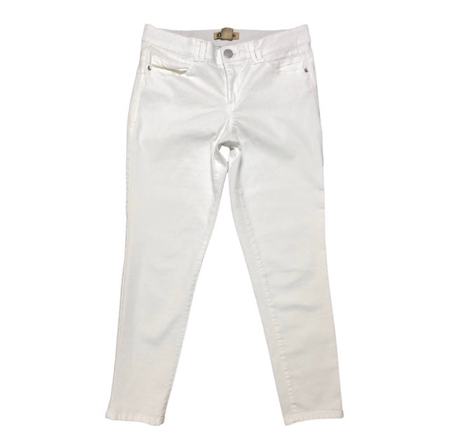 Democracy Ab Solution White Ankle Jean Size 12