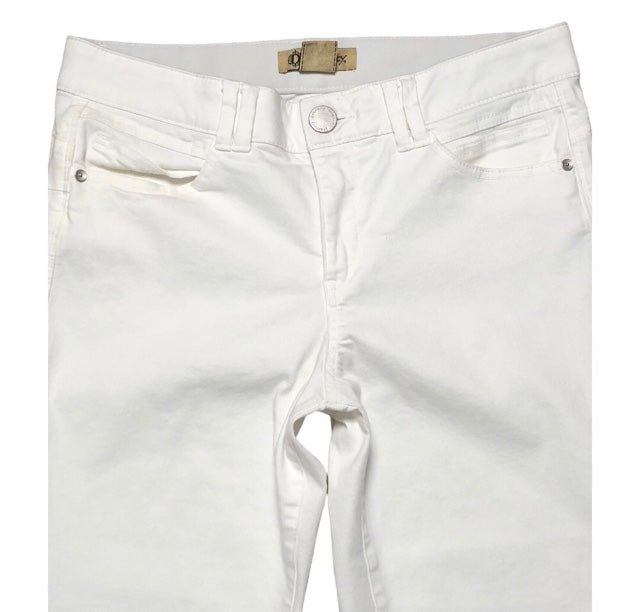 Democracy Ab Solution White Ankle Jean