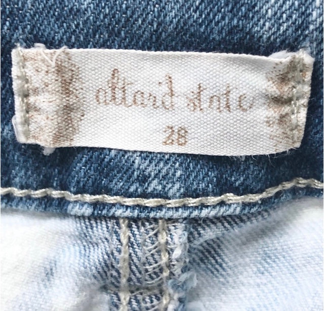 Altar’d State Acid Wash Denim Shorts