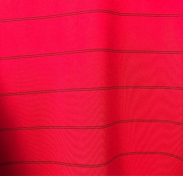 Nike Dri Fit Red Striped Polo