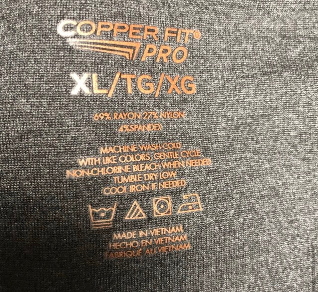 Copper Fit Pro Gray Leggings