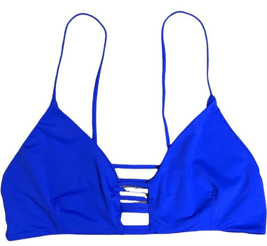 Lulu's St. James Royal Blue Bikini Top Size XL