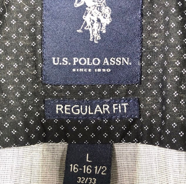 U.S. Polo Assn. Long Sleeve Contrast Flip Cuffs Button Up Shirt