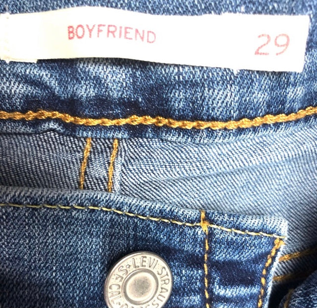 Levi's Boyfriend Blue Denim Jean