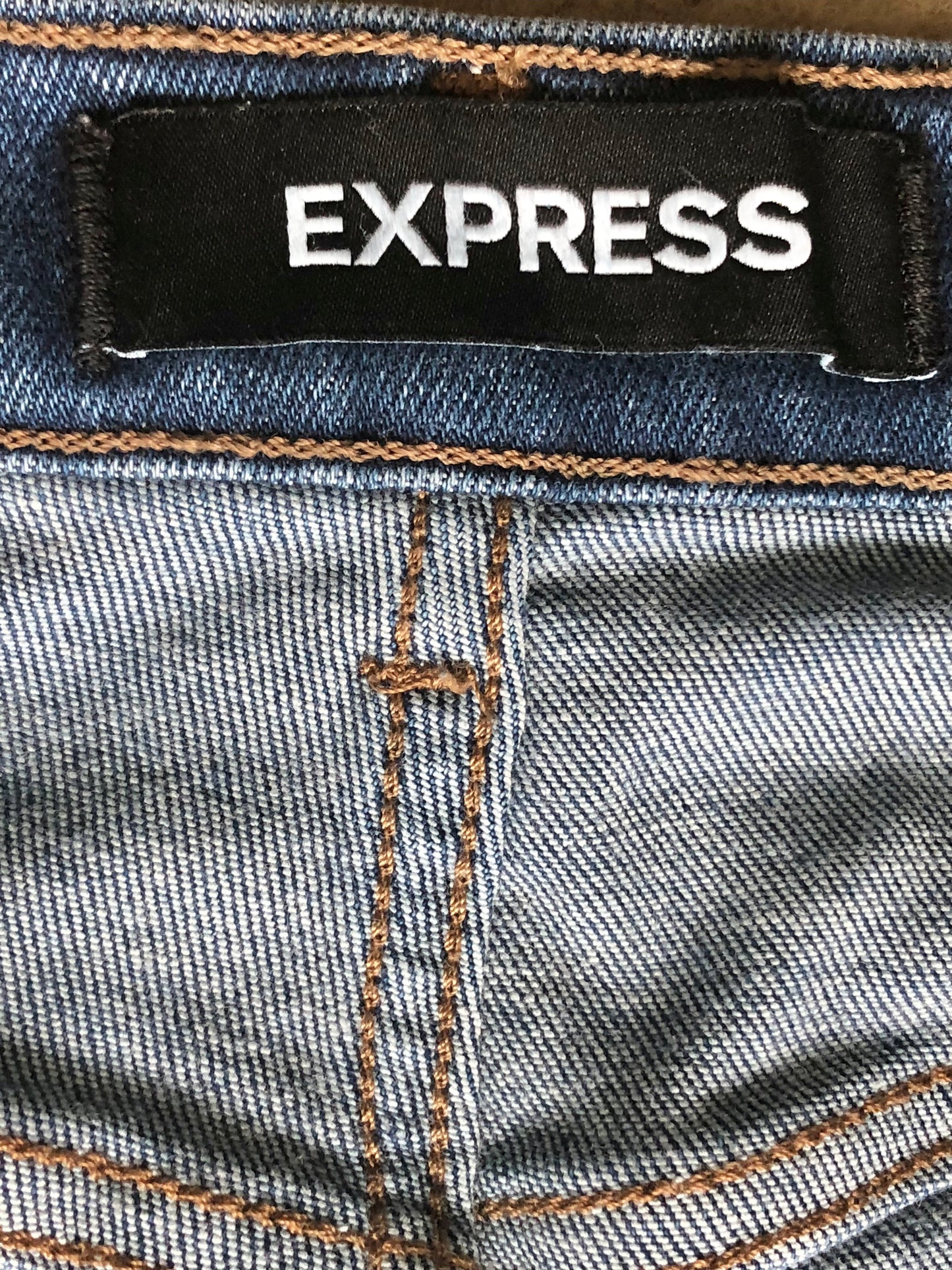 Express Slim Ankle Super High Rise Stretch Jeans