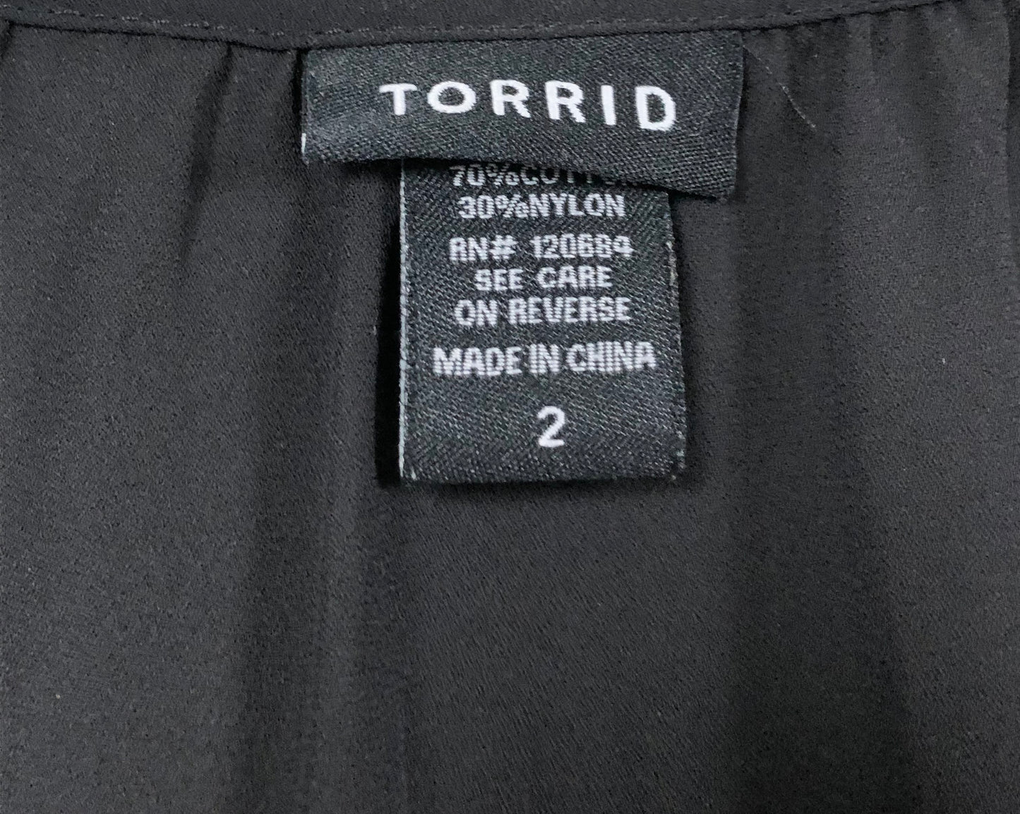 Torrid Black Top