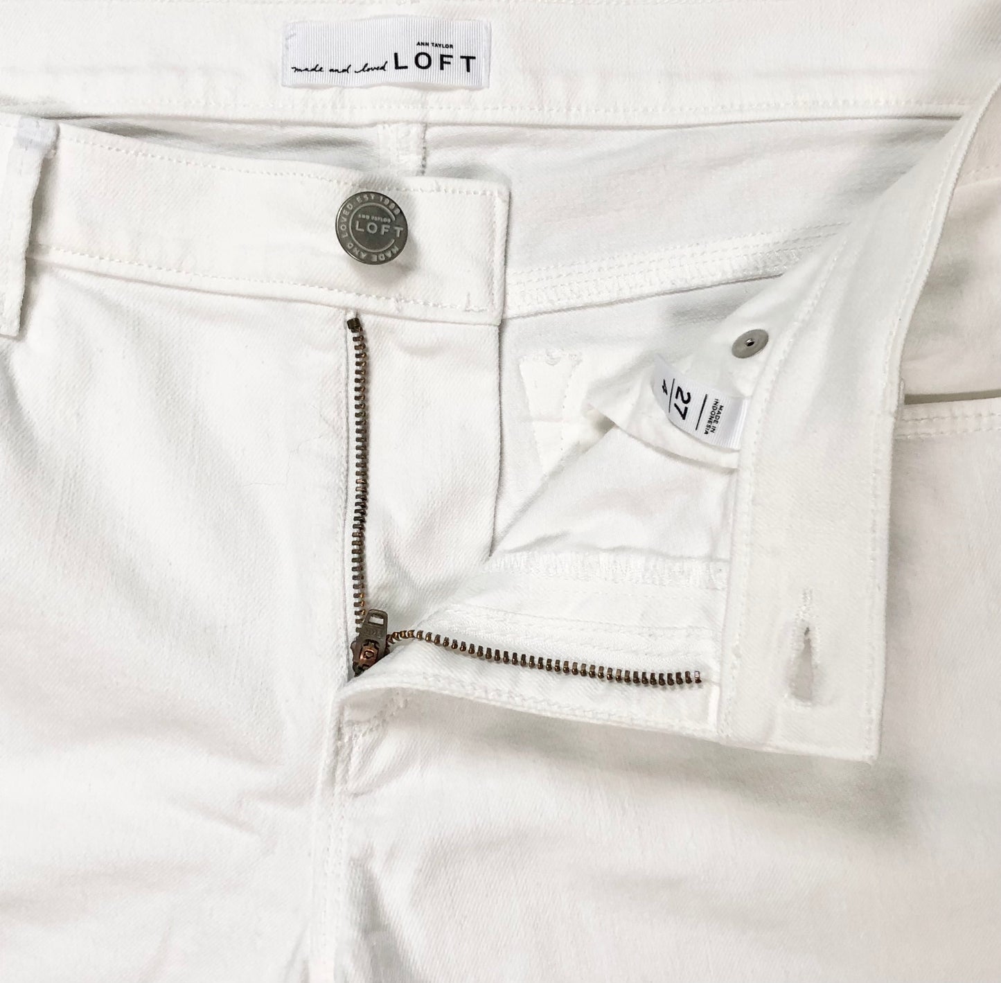 Ann Taylor Loft White Shorts