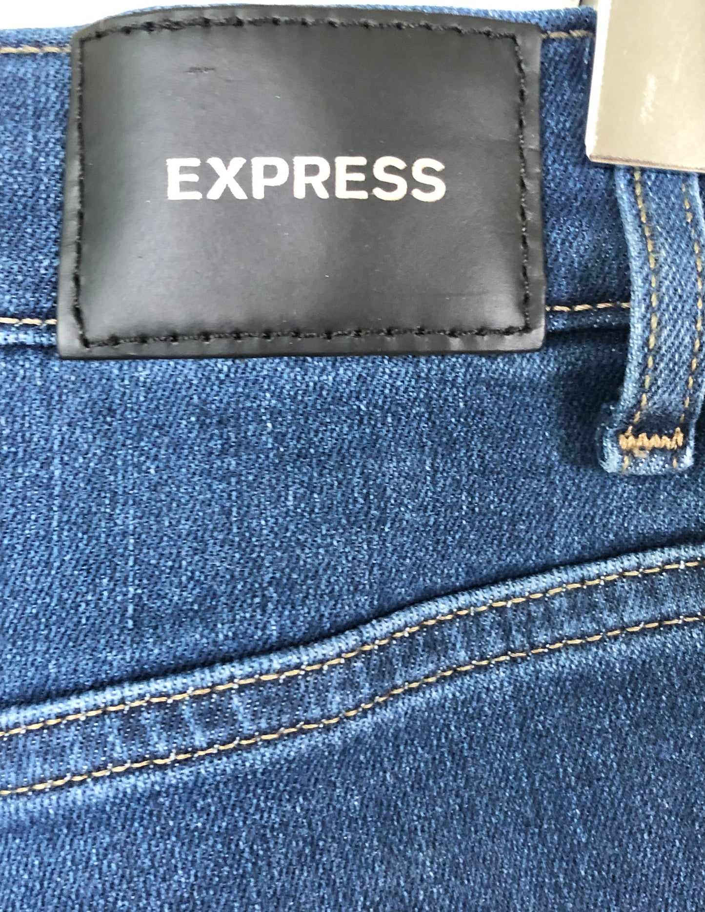 Express Straight Super High Rise Jeans