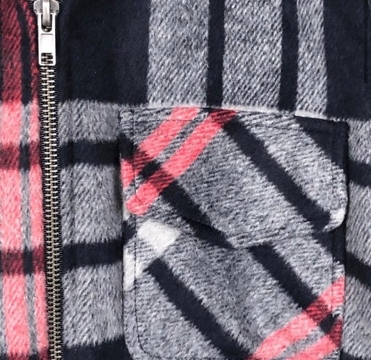 Jolt Wool Blend Plaid Jacket