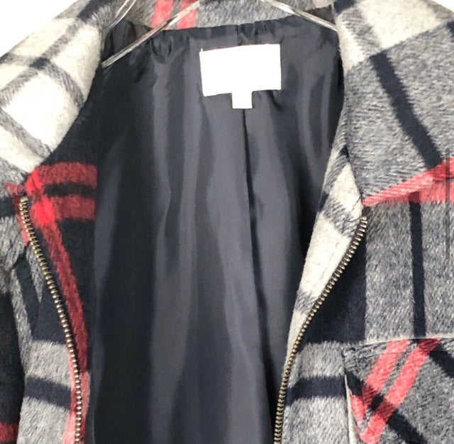 Jolt Wool Blend Plaid Jacket