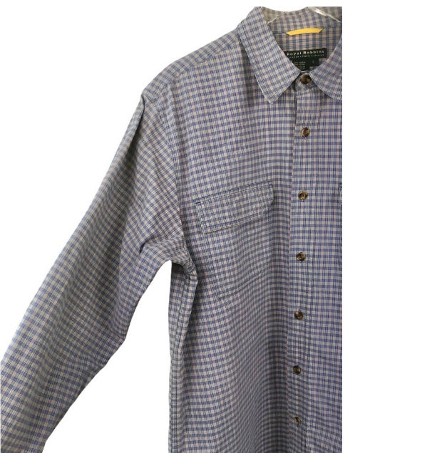 Royal Robbins Button Up Long Sleeve Plaid Shirt